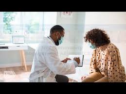 PHI clinician reviewing lab results